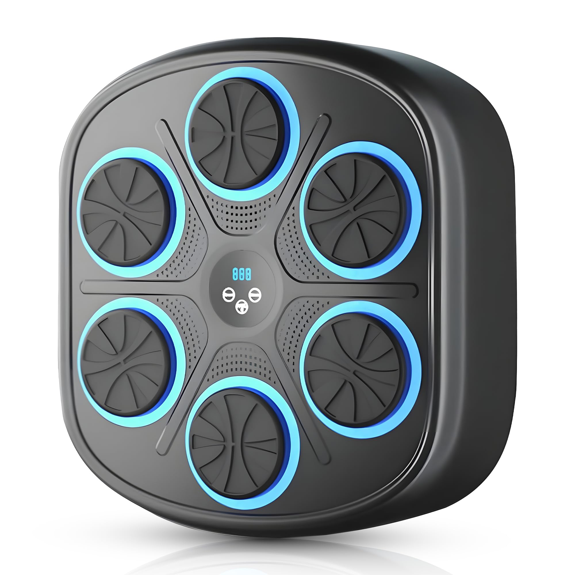 2025 Smart Music Boxing Machine with LED Wall-Mounted Target for Adults and Kids – Interactive Training Equipment for Home Gym, Indoor Fitness, Boxing Workout, and Exercise with Premium Boxing Gloves