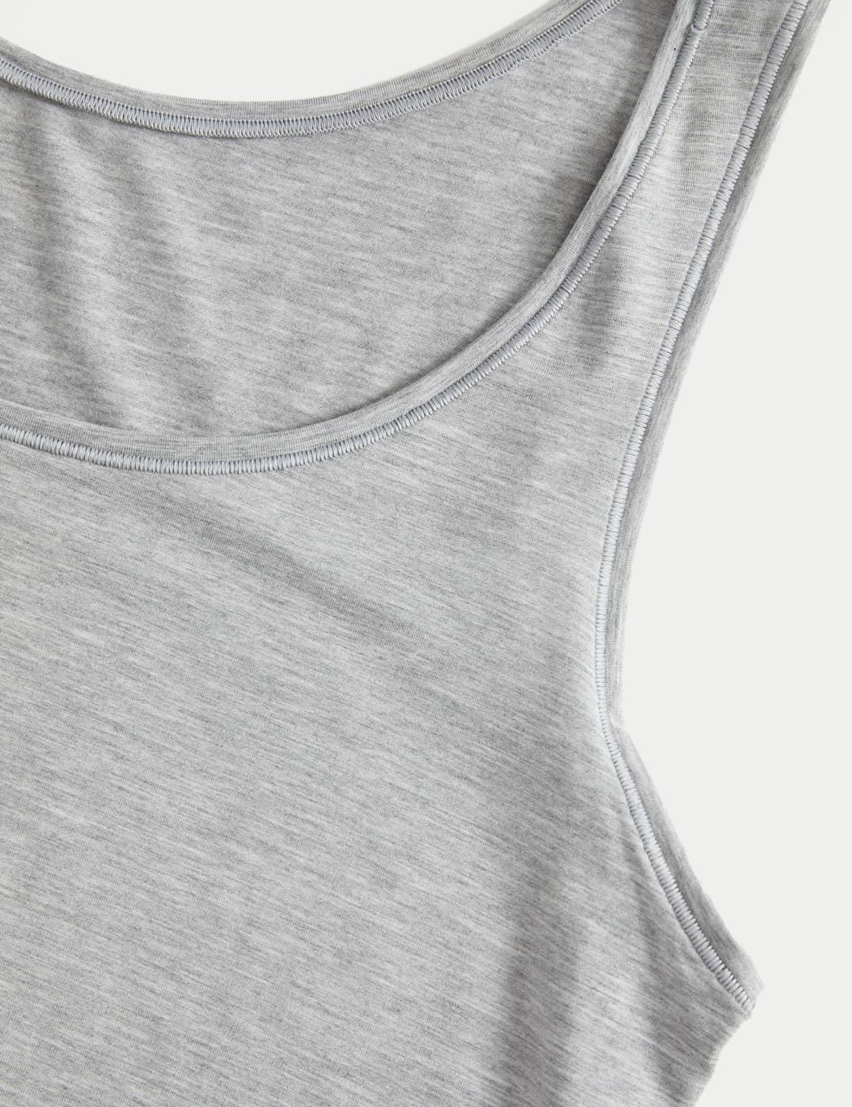Marks & Spencer Women's Regular Fit Vest (T32/6867_Blackcurrant - Image 3 thumbnail