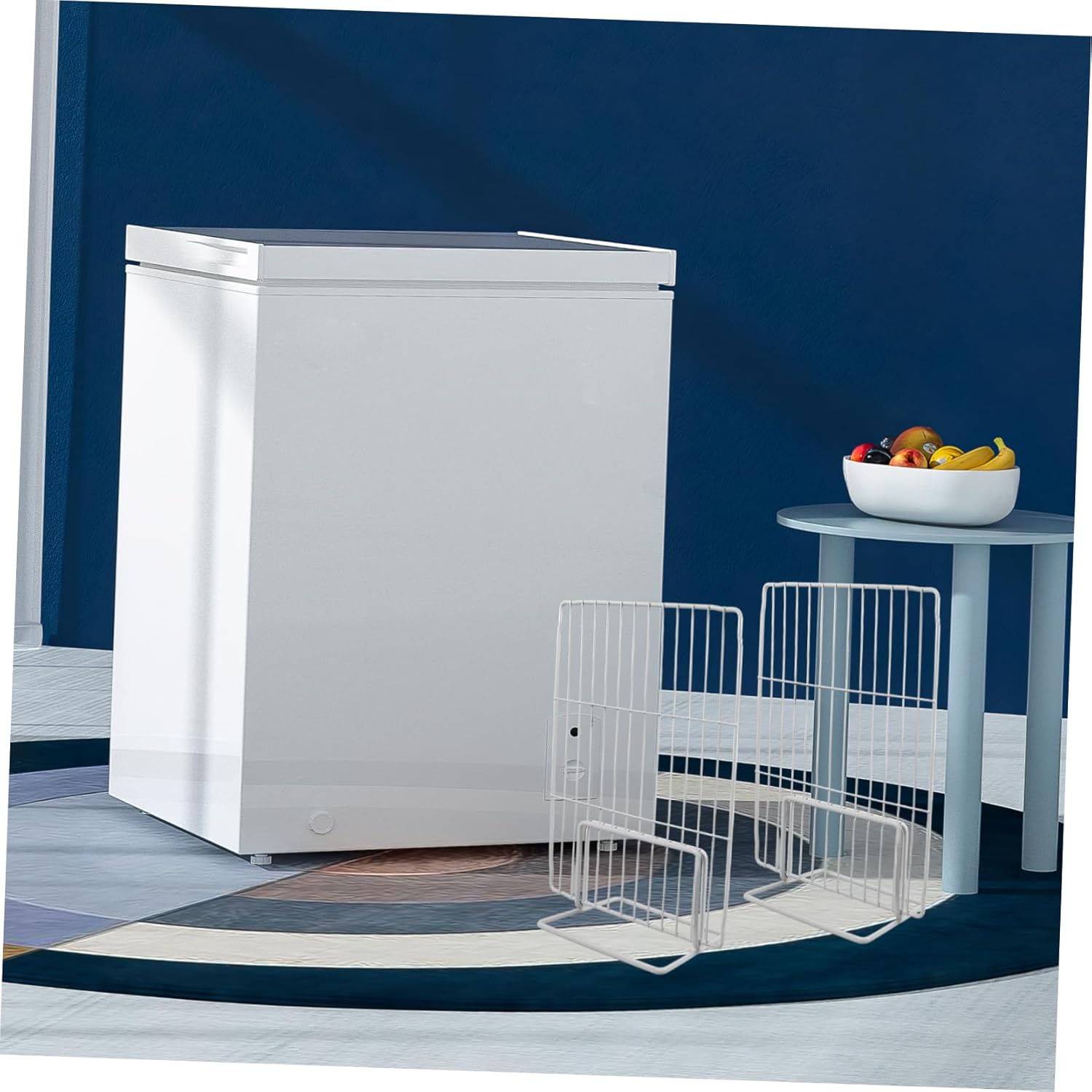 Refrigerator Organizer Bins Freezer Ice Bin Shelf Separators Easy Install for Kitchen Storage