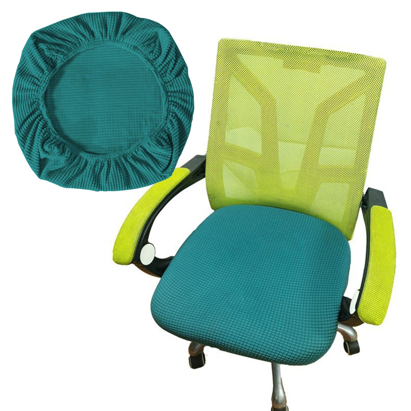 Kangnice Thickened Office Chair Covers Computer Swivels Seats Covers Removable Covers Washable Elastics Chair Slipcovers