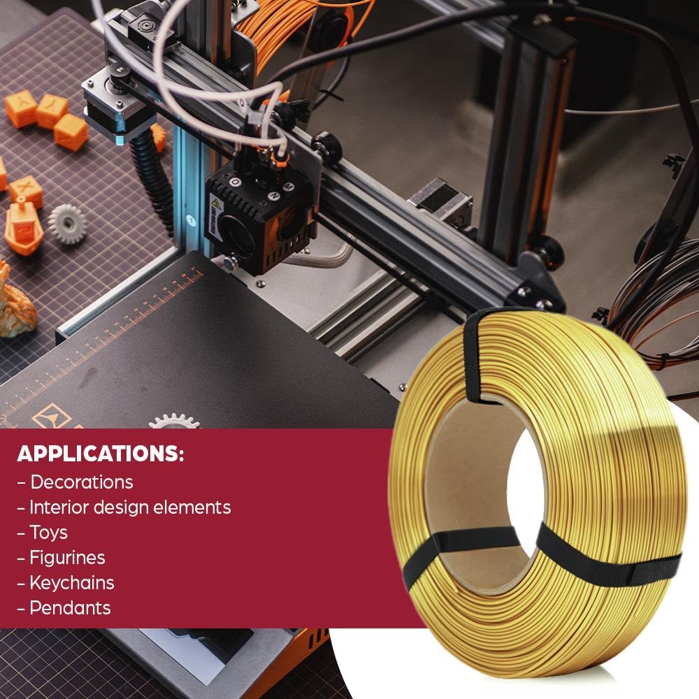ROSA3D PLA Magic Silk Filament 1,75 mm do drukarek 3D, Goblin Szpula 0,3 kg