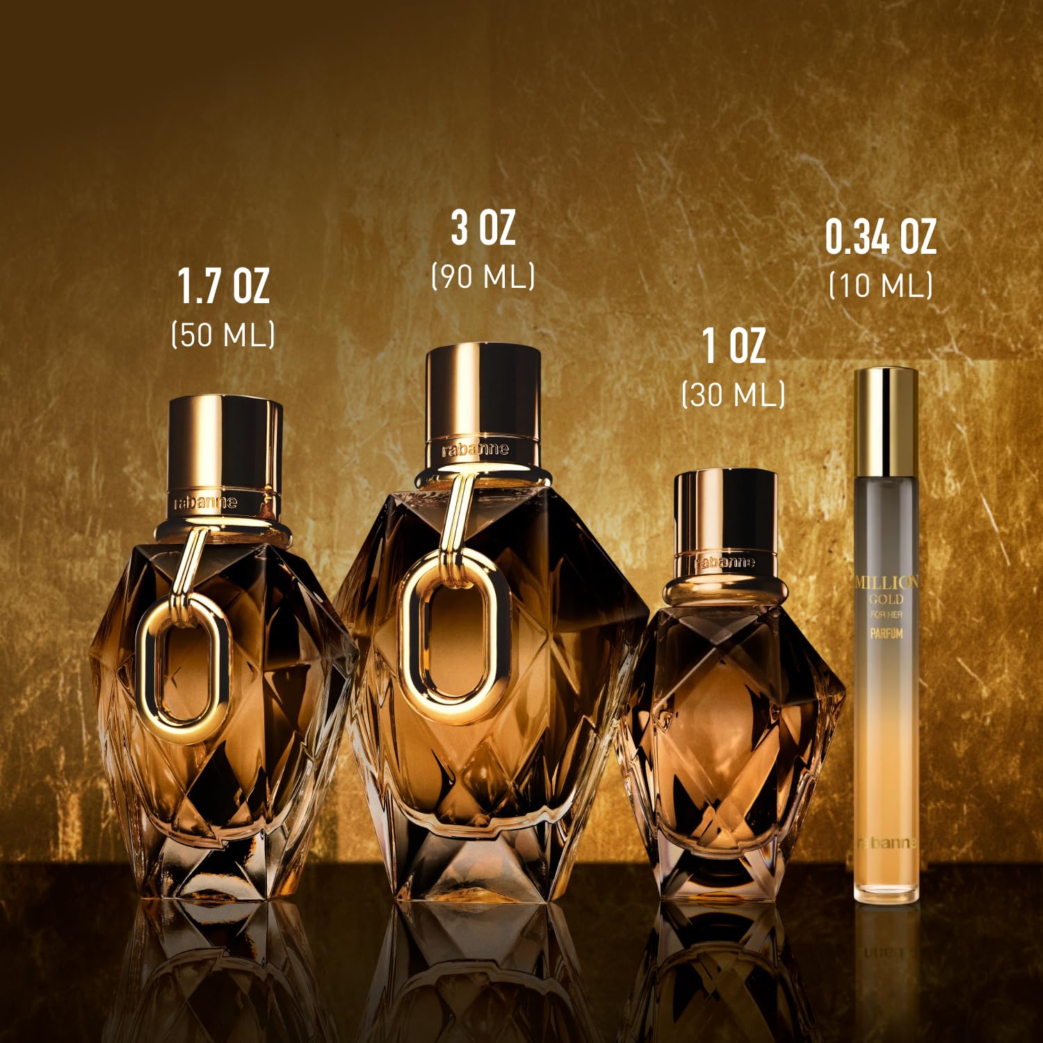 Perfume Million Gold For Her Rabanne Feminino Parfum 30ml | Amazon