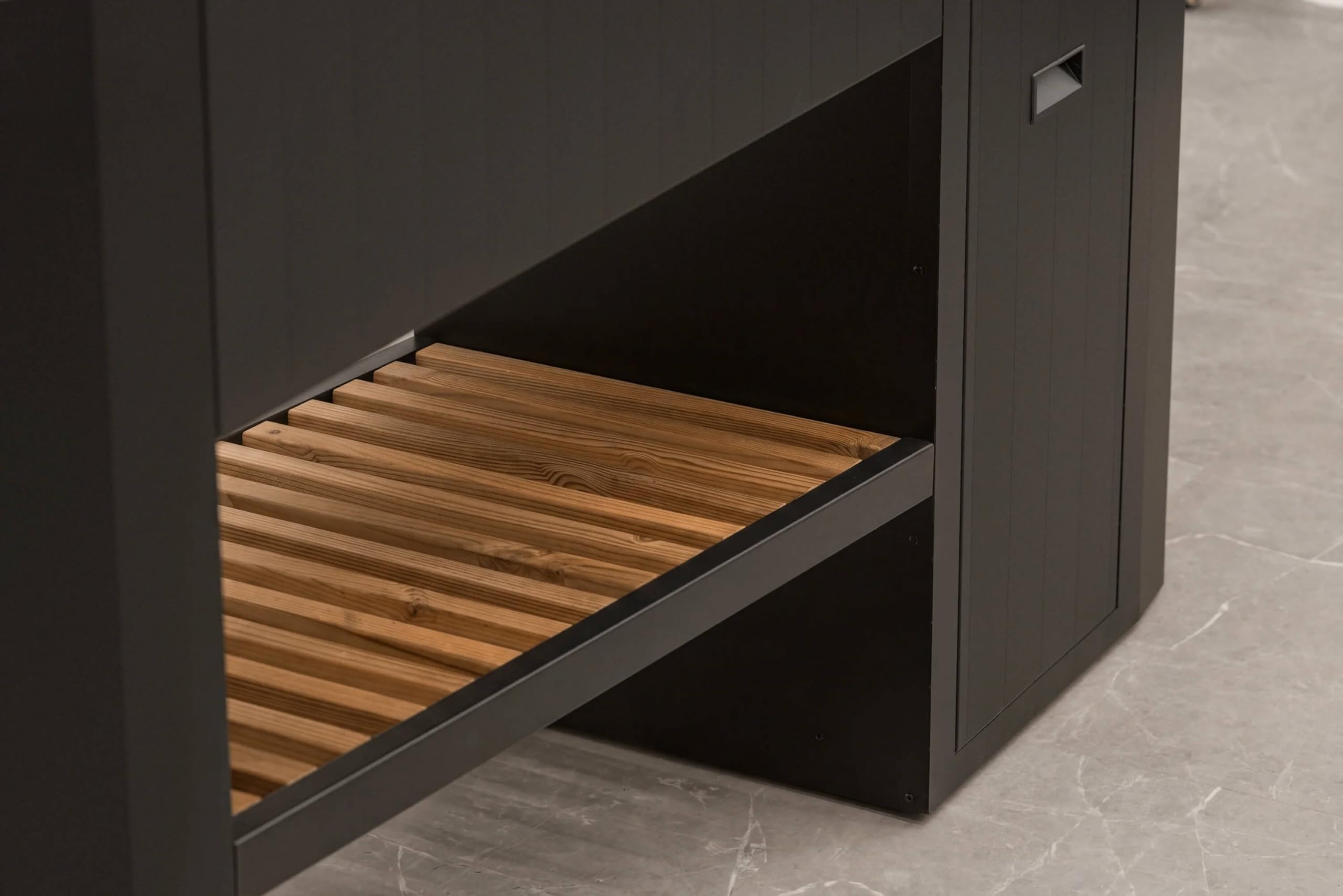 Barbacoa de Gas OVO GM con 3 Quemadores y Encimera Dekton