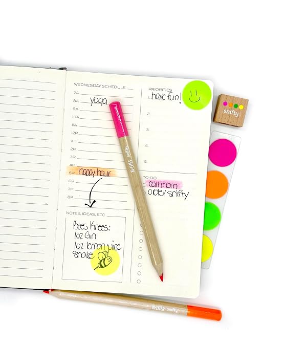 SNIFTY Hi Lites Neon Highlighter Pencil, Set of 4 by SNIFTY - Image 2