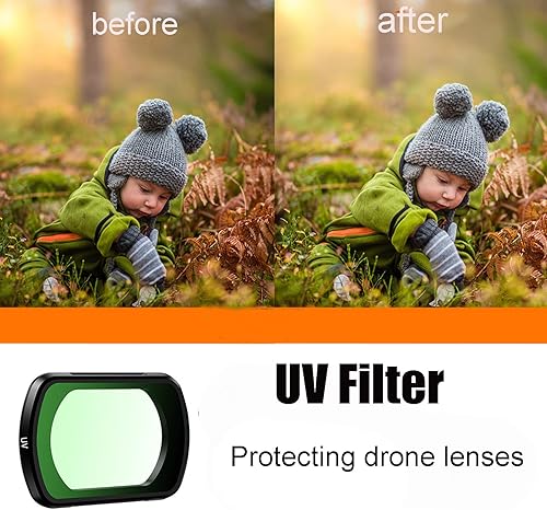 Miniatura 2 de Filtro UV magnético compatible con DJI Osmo Pocket 3 Cámara UV Accesorios de filtro de lente impermeable resistente a los arañazos