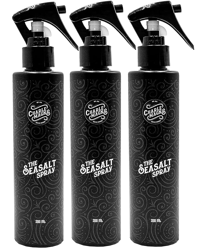 Charlemagne Sea Salt Hair Spray for Men - 6 76 Fl Oz Pack of 3 - Firm Hold