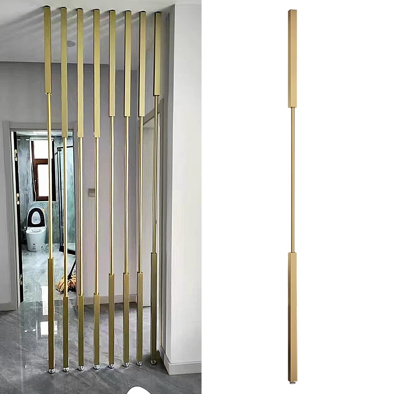 Cloison de séparation moderne en métal du sol au plafond pour maison et bureau