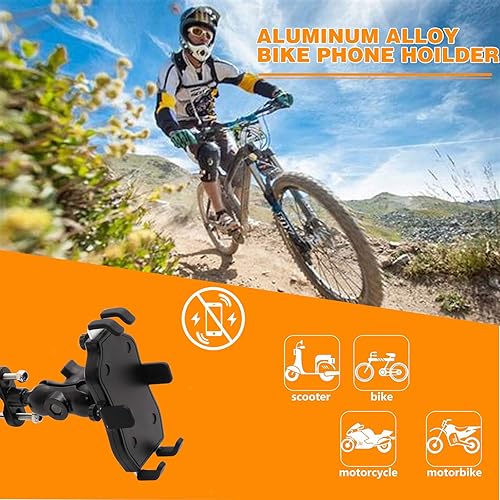 Miniatura 5 de Soporte de teléfono para motocicleta, soporte de navegación GPS, rotación ajustable, soporte universal para Suzuki Hayabusa, Yamaha, Kawasaki, Honda