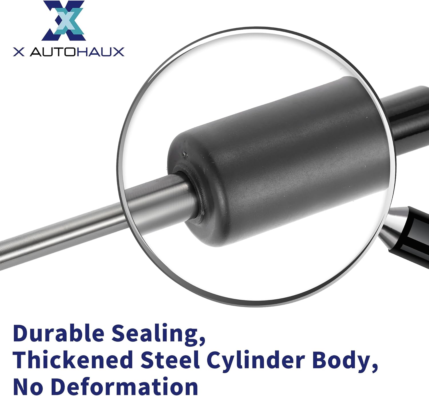 X AUTOHAUX 2Pcs 14 Inch 72 Lbs/ 320N Black Lift Supports Struts Shocks Gas Spring Universal for RV Car Truck Boat