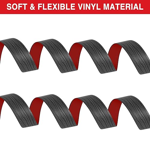 Miniatura 7 de Tira de transición de suelo de 5 pies, autoadhesiva, transiciones, tiras de vinilo para piso, barra de suelo, tira divisora plana, tira laminada