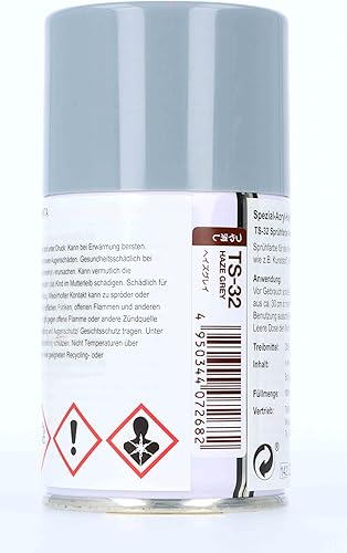 Miniatura 3 de TAMIYA 85032 Spray Laca TS-32 Haze Grey - Lata de spray de 3.4 fl oz