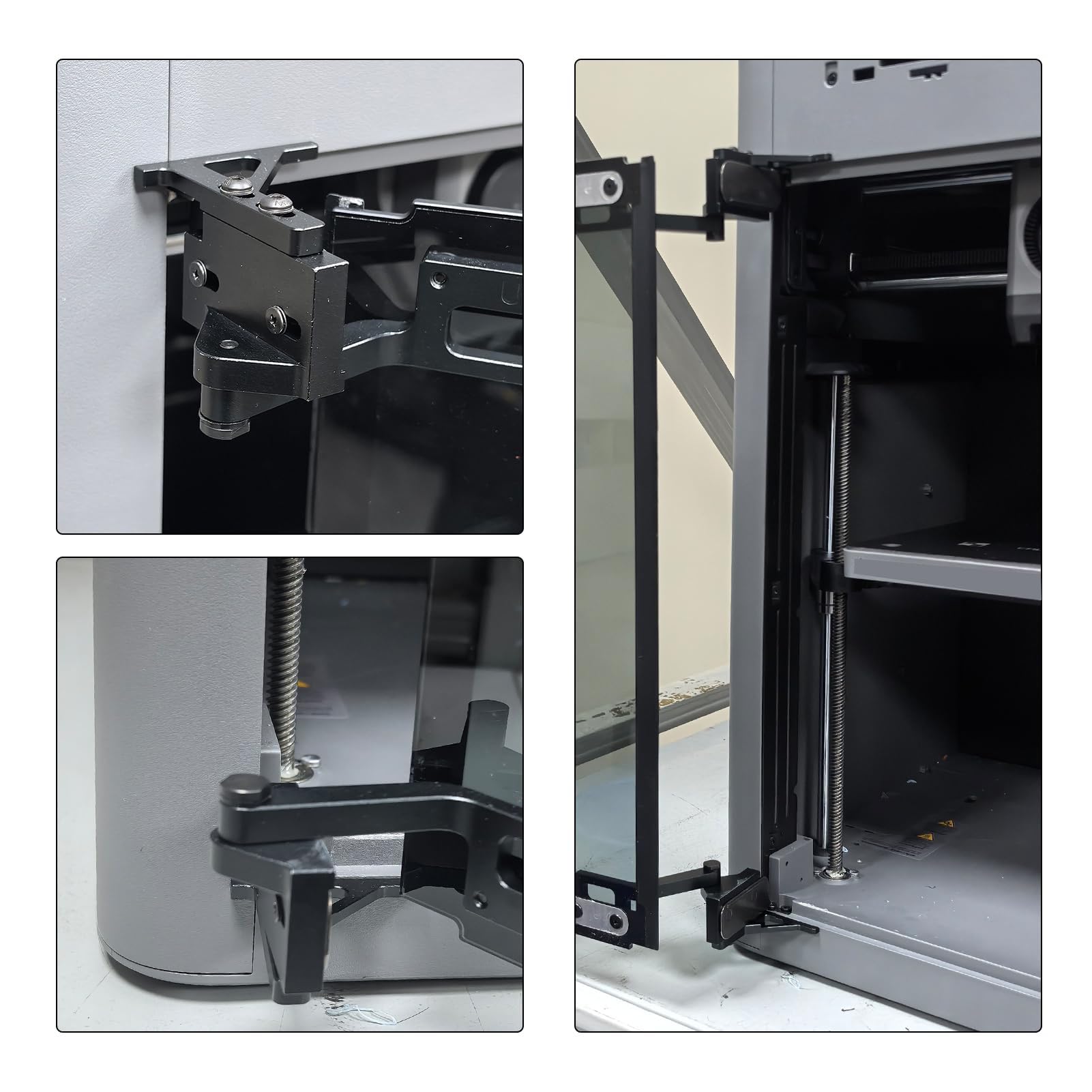 Zestaw Zawiasów Drzwiowych Drukarki 3D P2S 180 Regulacja 270 Stopni CNC Metalowa Wymiana Zawiasów z Korkiem do Konserwacji Drukarki i Czyszczenia łóżka