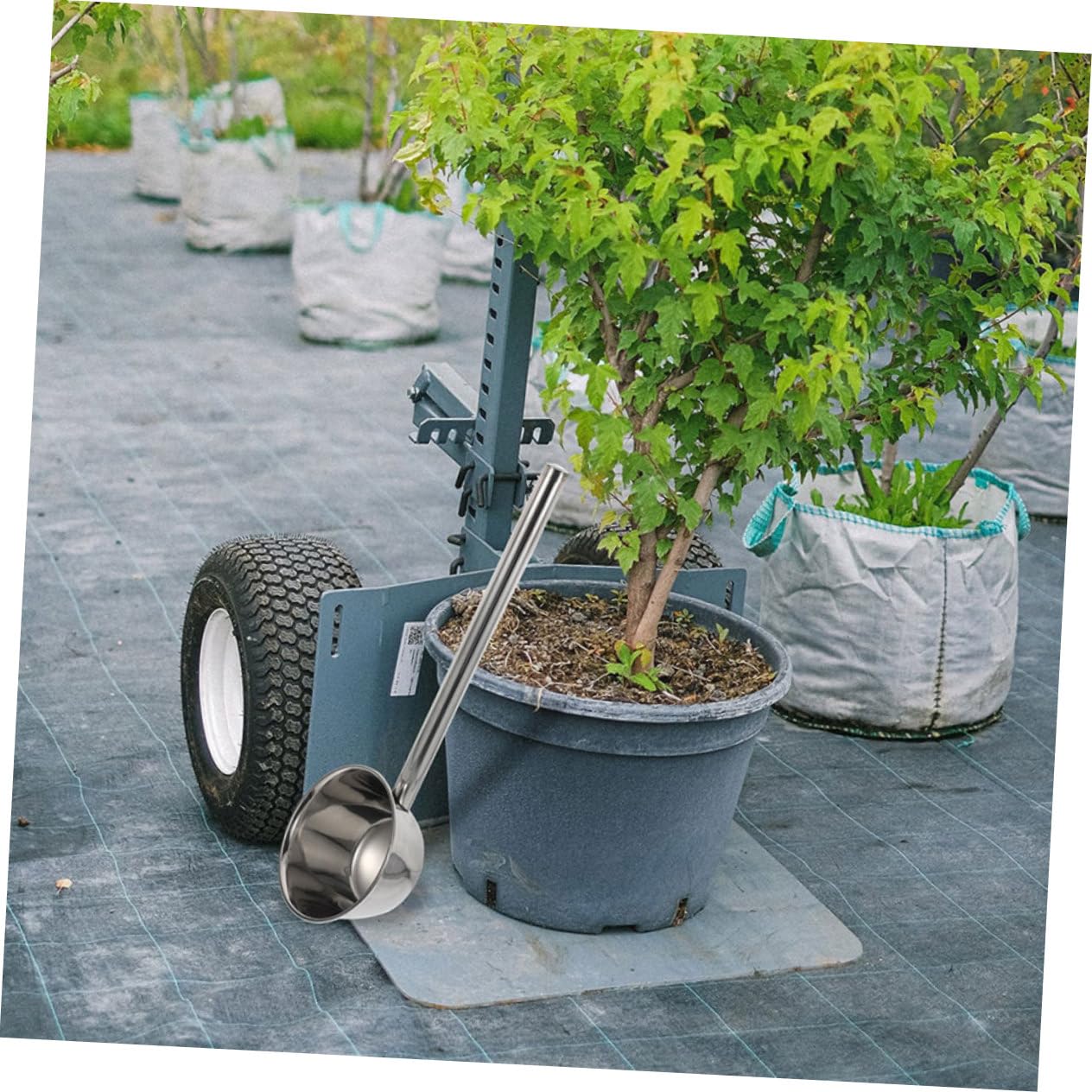 2 Stück Wasserlöffel Edelstahl mit Langem Griff für Küche und Garten