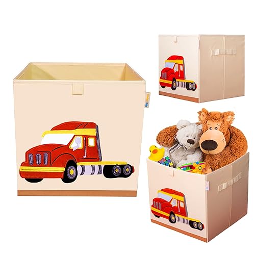 Organizadores y almacenamiento de juguetes lavables, organizador de caja de juguetes de lona plegable para niños para dormitorio infantil o sala de