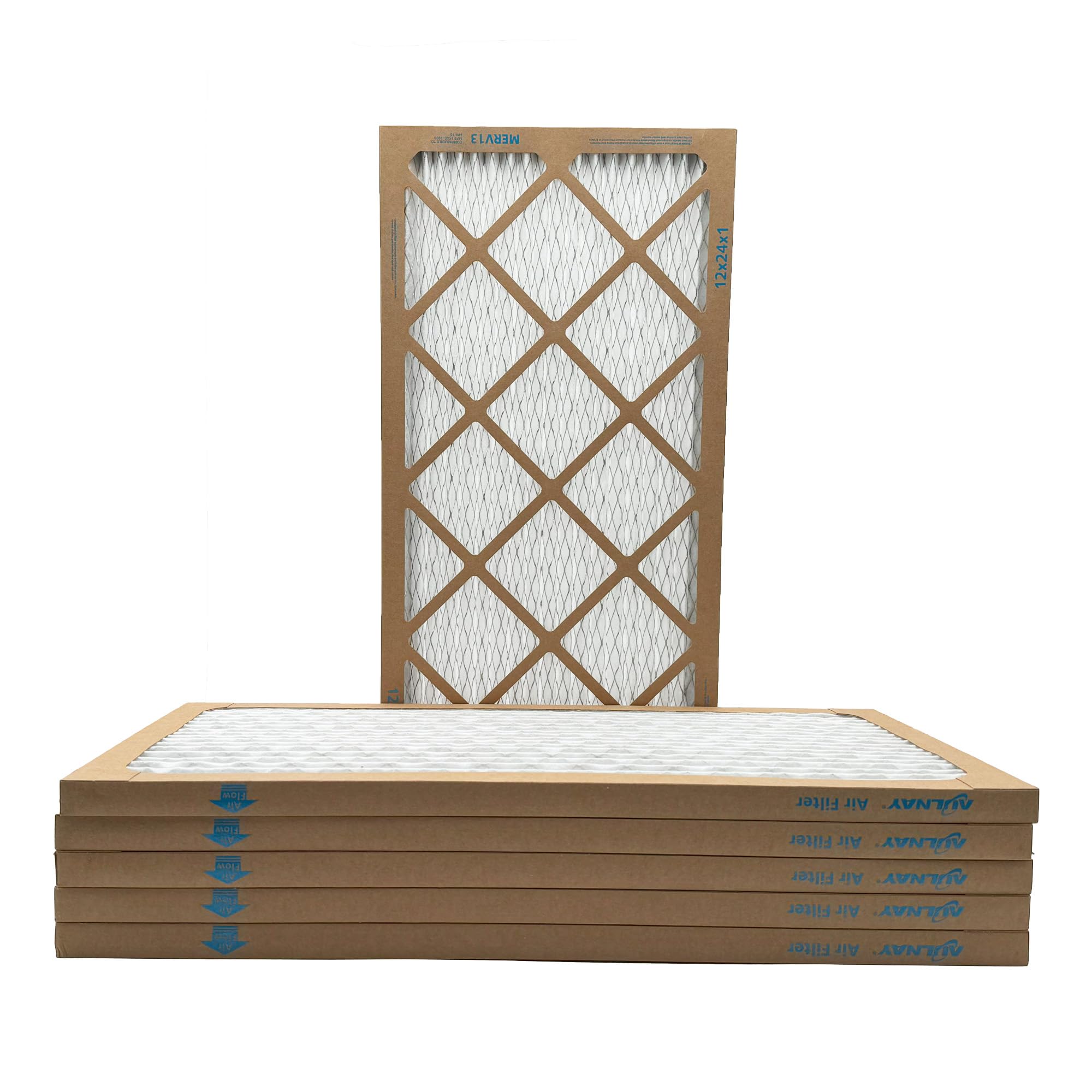 Furnace - Filtro aria a pieghe MERV 13, 30,5 x 61 x 2,5 cm, per sistemi HVAC (confezione da 6)