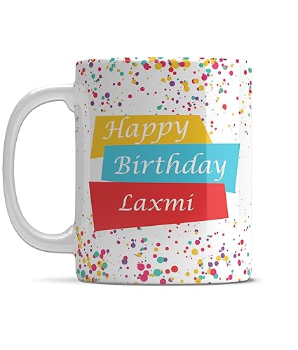 GIFT BOX Happy Birthday Printed Mug 325ml (laxmi)