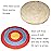 DOSTYLE Archery Targets Traditional Solid Straw Round Archery Target Shooting Bow Coloured Rope Target Face Three Layer for Shooting Practice