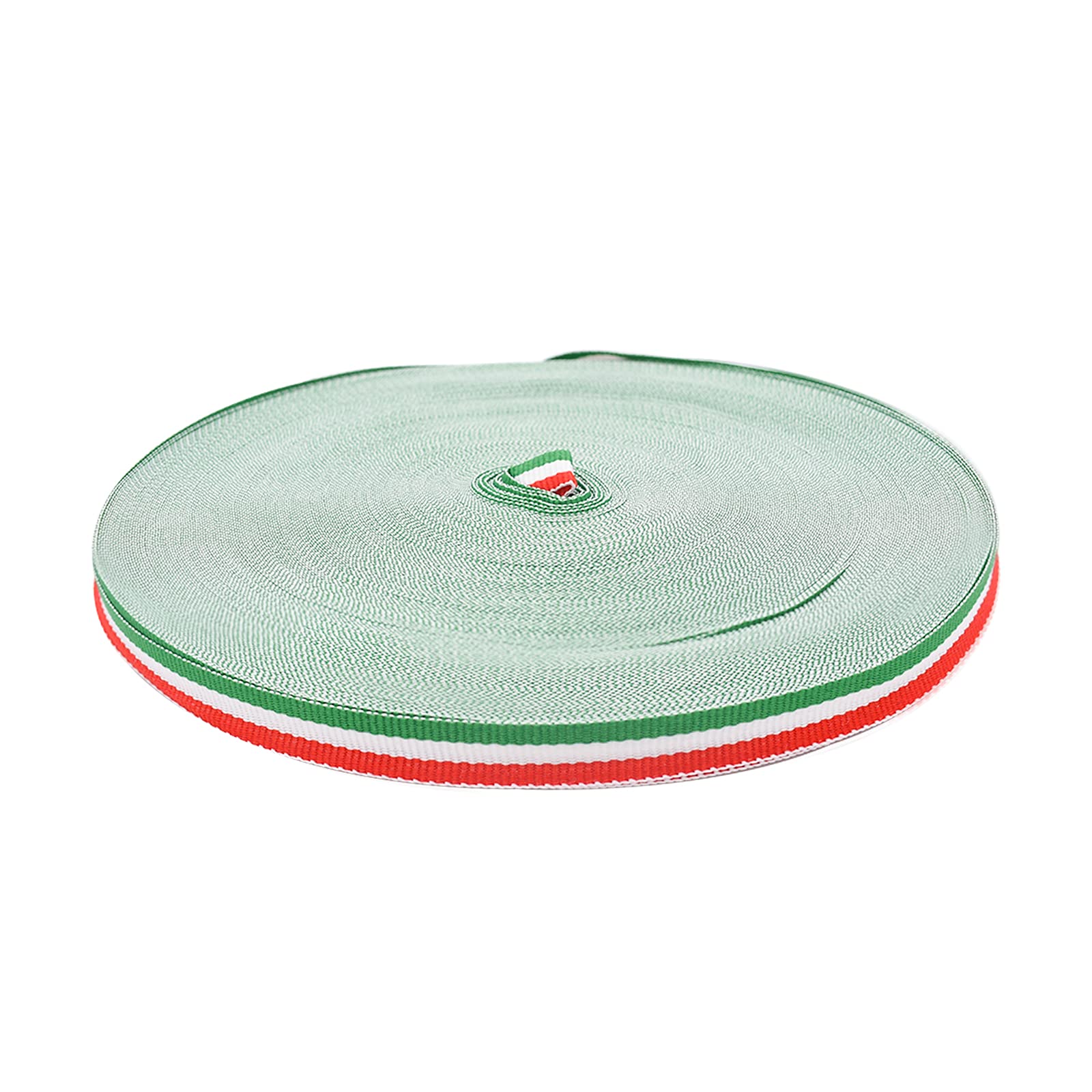 TRIXES 45m x 10mm Italian Tricolour Ribbon Decorative Nylon Ribbon Spool Vibrant Red White & Green, Arts Crafts - Image 4