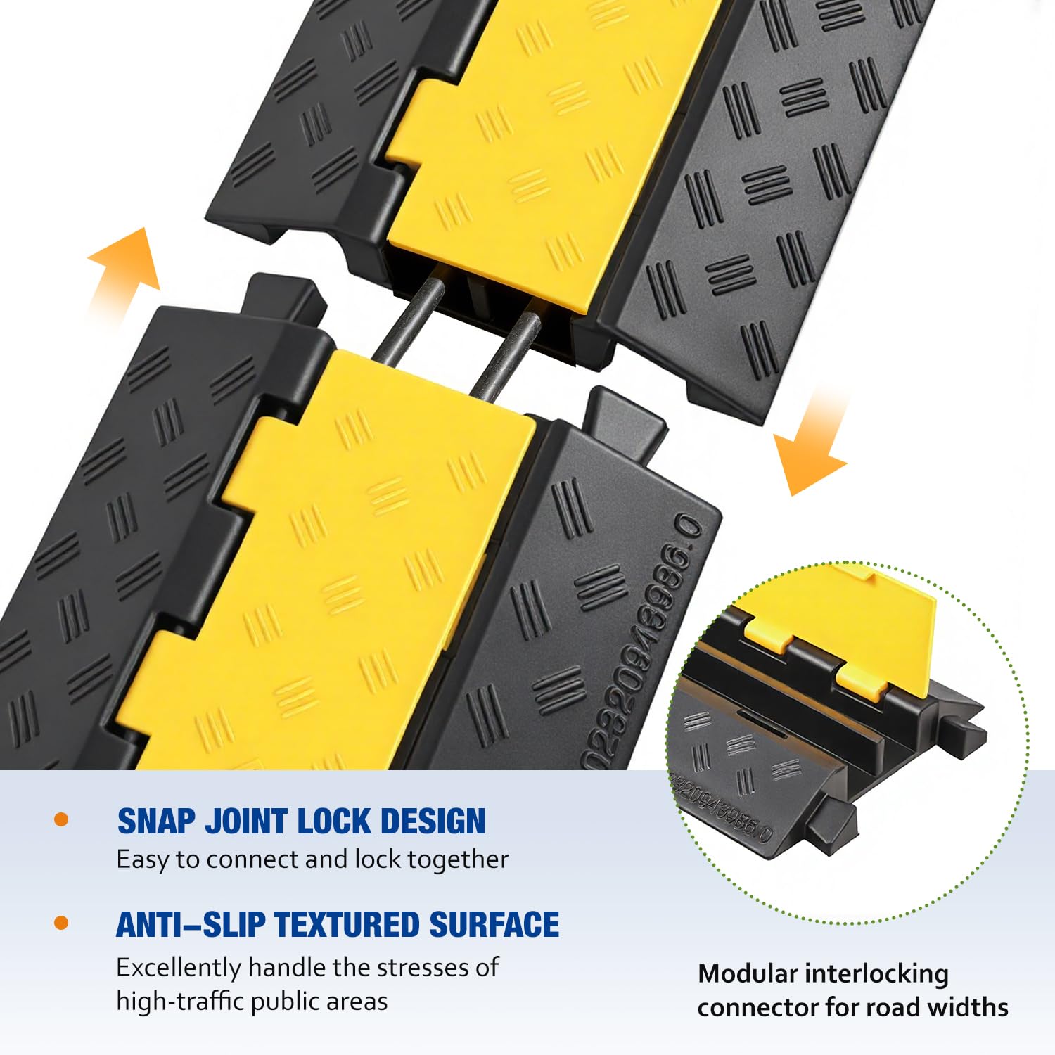 Cable Ramps - 2 Pack for Cord Protection -3