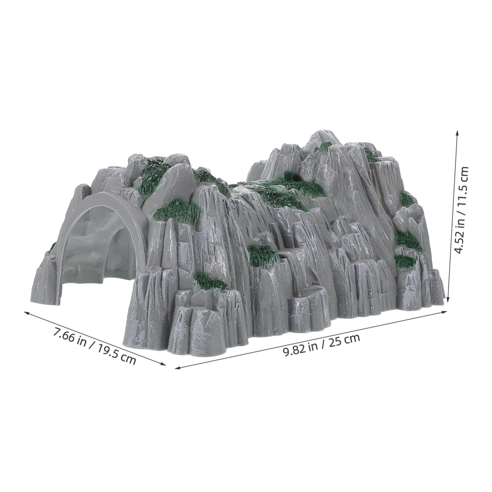 SUPVOX Toy Train Track Layout Railway Art Projects Plastic Miniature Tunnel Accessory for Boys and Girls