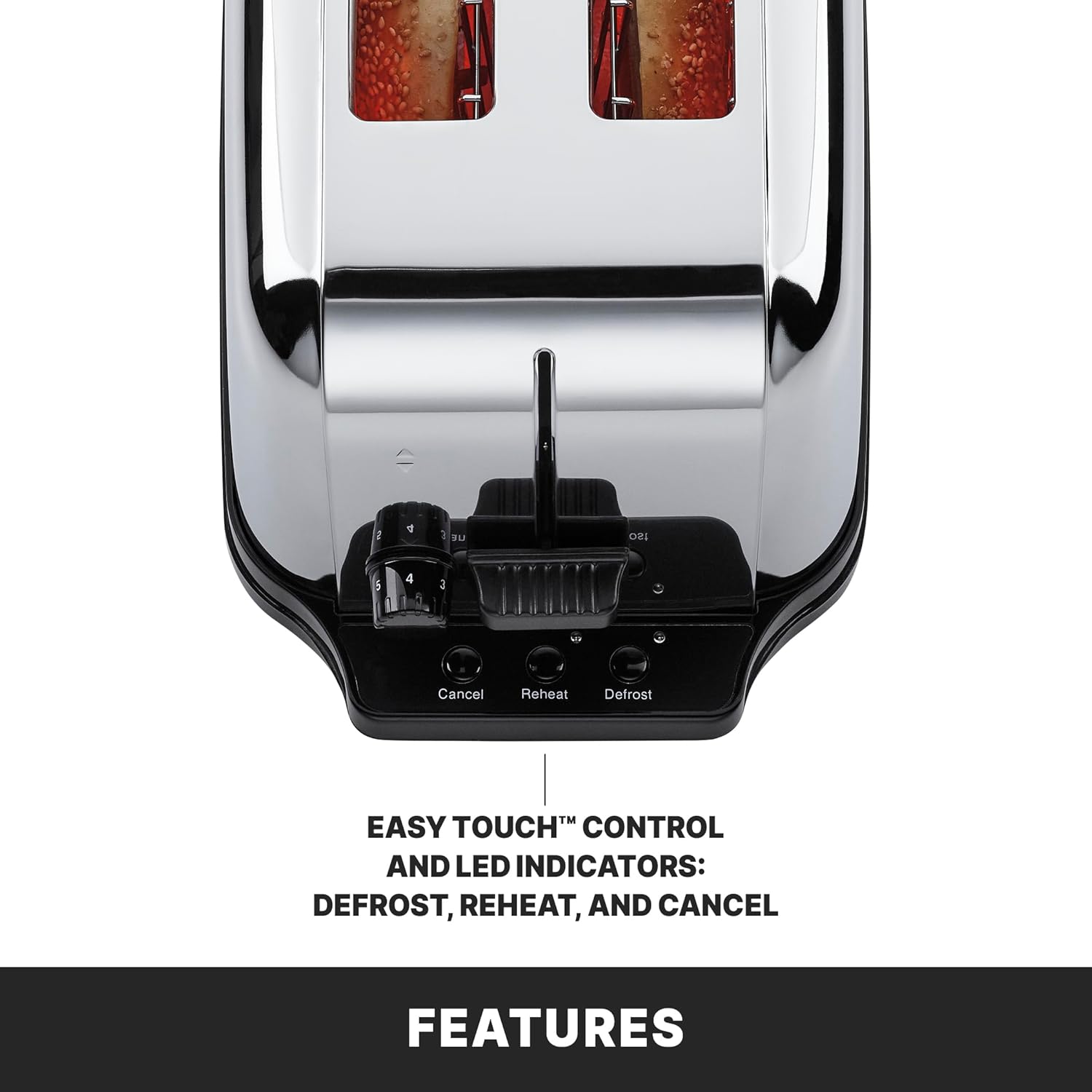 Waring Commercial WCT702 2-Slice Commercial Light Duty Pop-Up Toaster, 120V, 5-15 Phase Plug, Silver, 2-Compartment