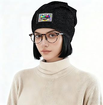 Smpte Standard Definition Television Color Bars Beanie for Men and