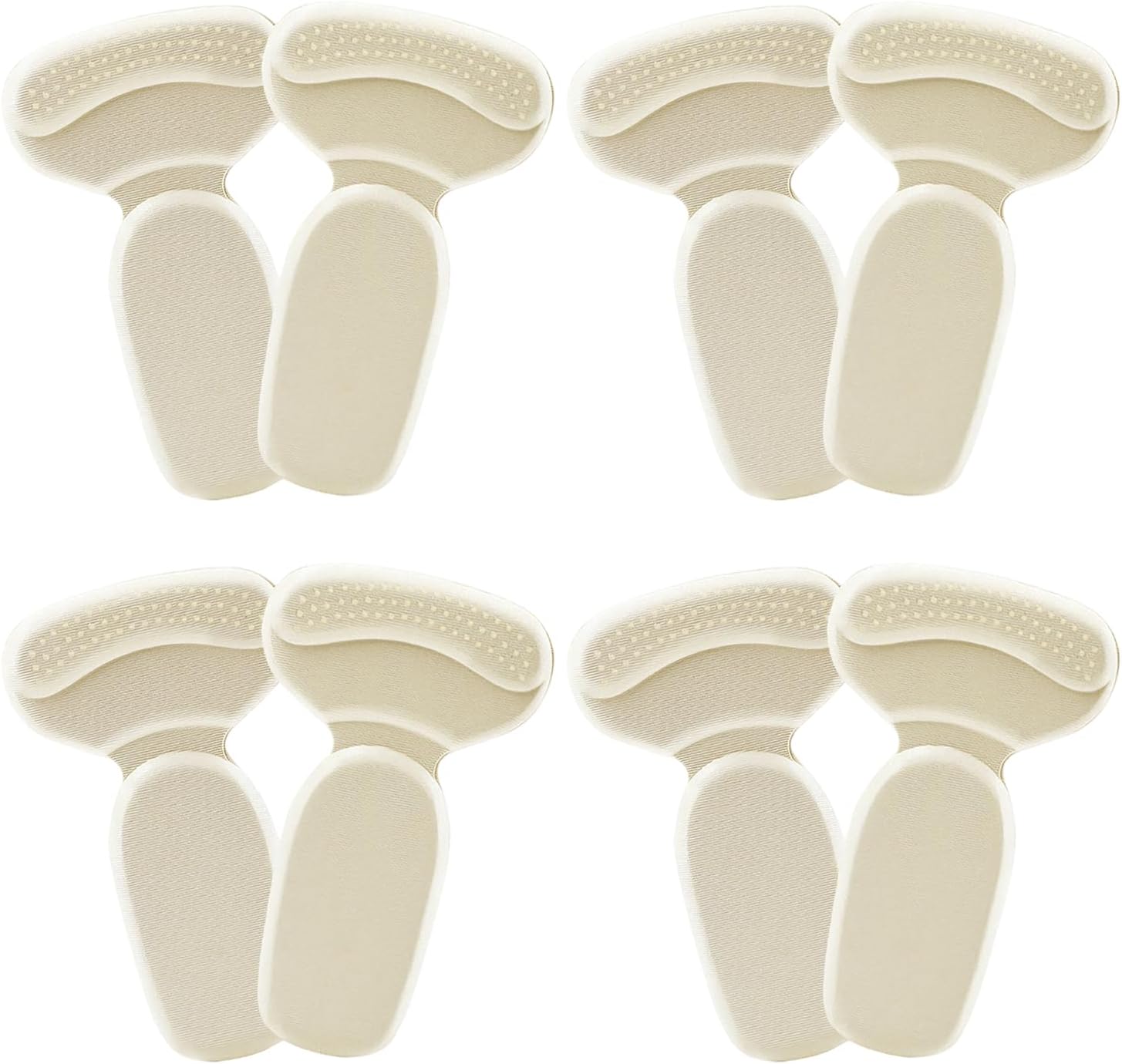 Heel Pads for Loose Shoes, 2026 new Anti-Slip Heel Grips, Pain Relief Blister Heel Protector, Soft Cushion Inserts for Men Women (4Pairs-Beige)