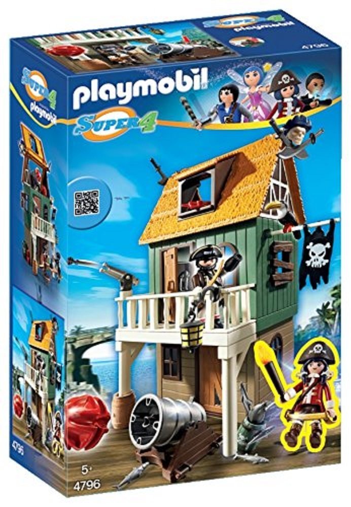 Buy Playmobil 4796 Super 4 Pirates Toy Gunpowder Island Hidden