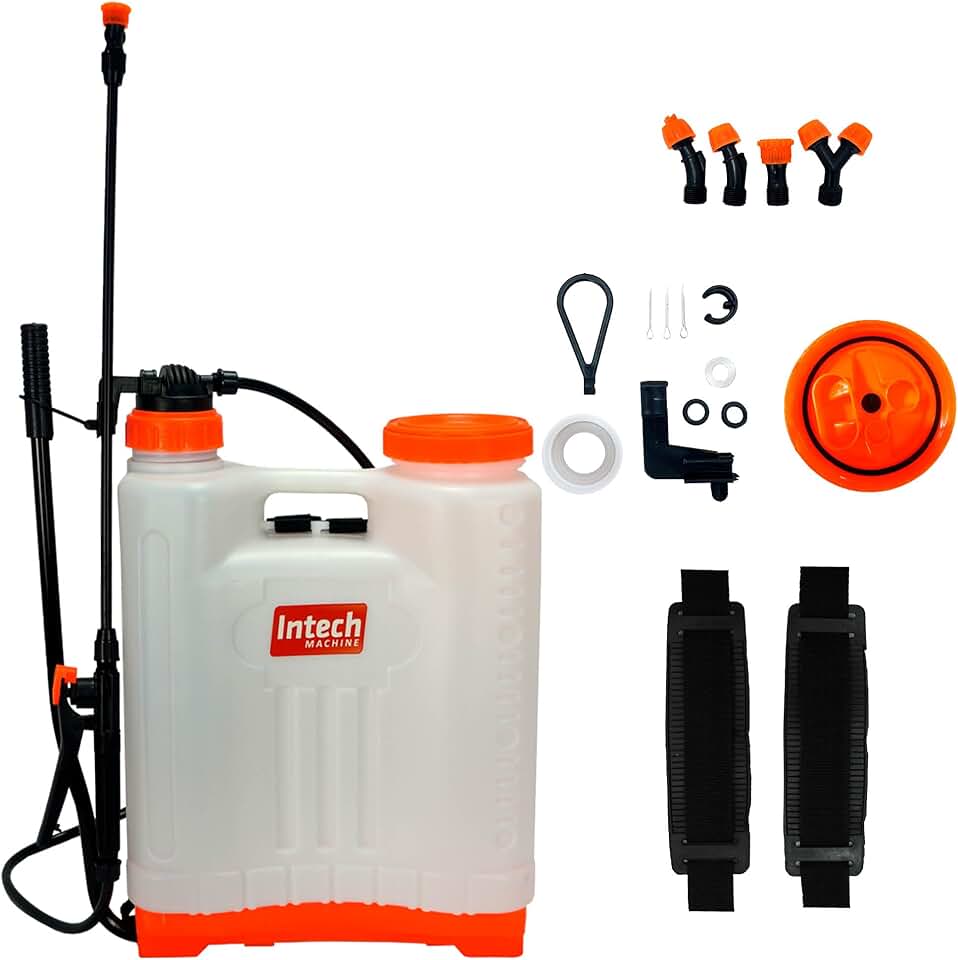 Pulverizador 20 Litros Costal Manual 4 Bicos GP2000 Intech Machine