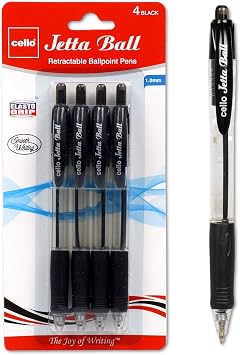 Cello Jetta Ball Black 4PK