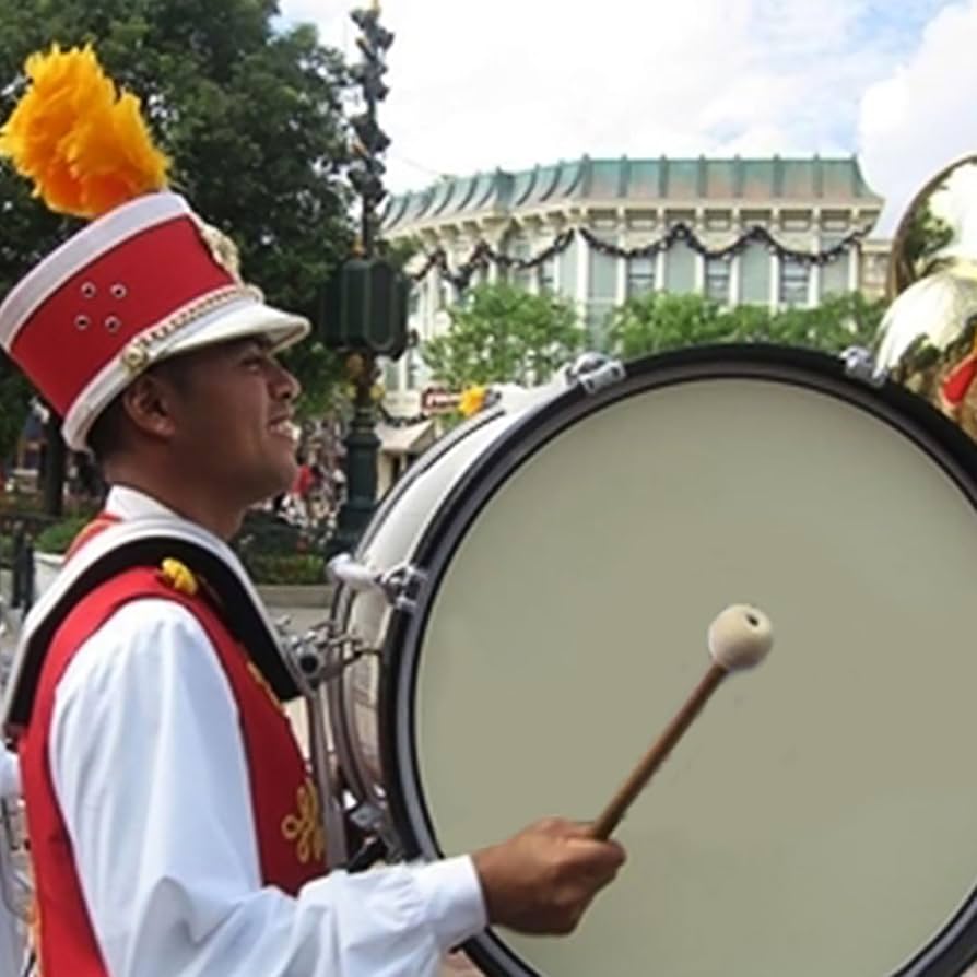 Durable Wooden Marching Drum Mallets 2 Pack For Bass, Timpani, And