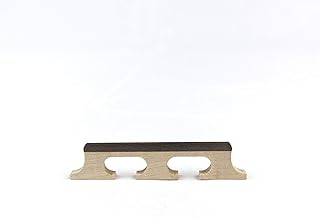 Replacement Banjo bridge For 5 String Banjos Slotted,Maple base