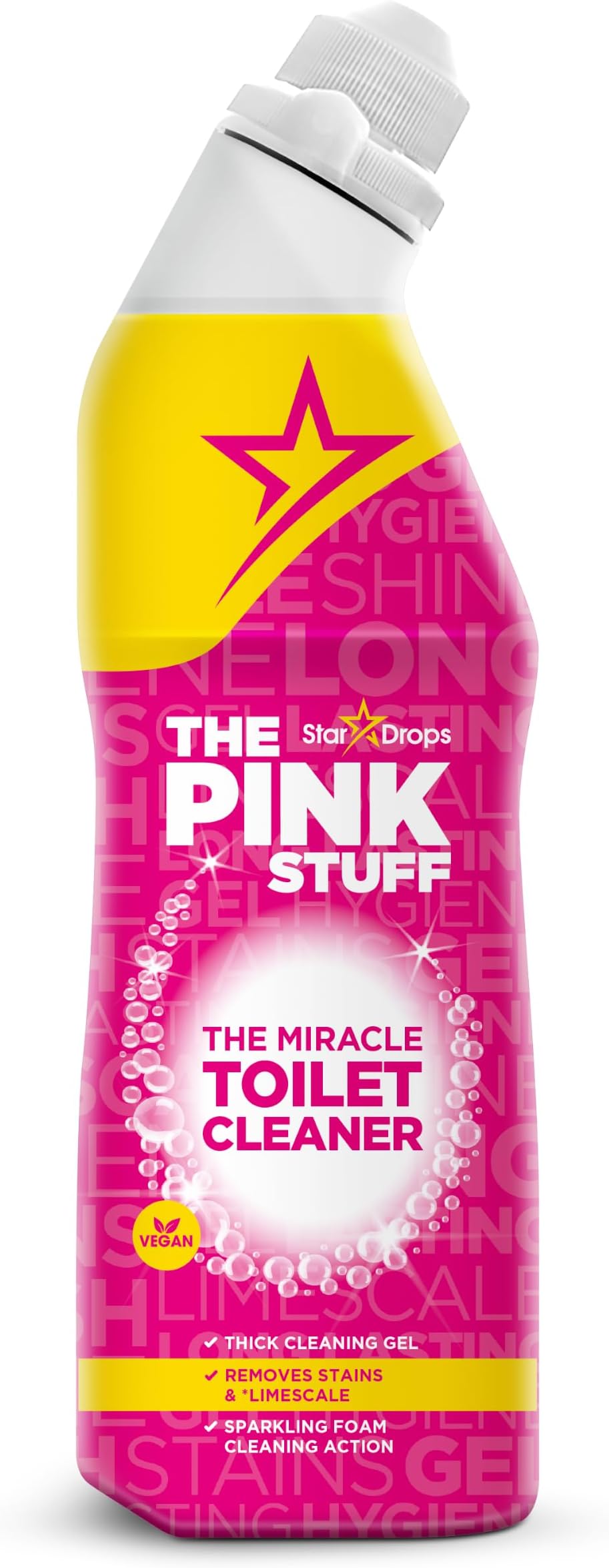 Miracle Toilet Cleaner, 25 Fl Oz | Powerful Stain-Removing Gel