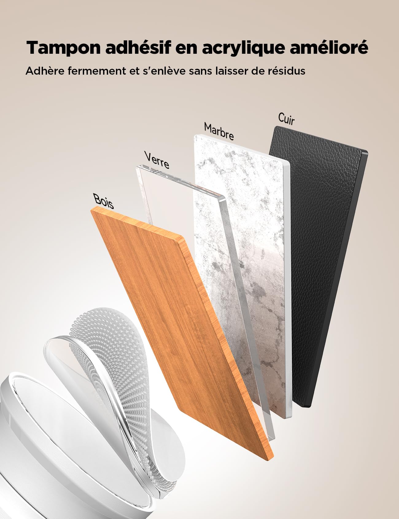 Durable Câble Magnétique Clip USB Câble Organisateur Pince Bureau