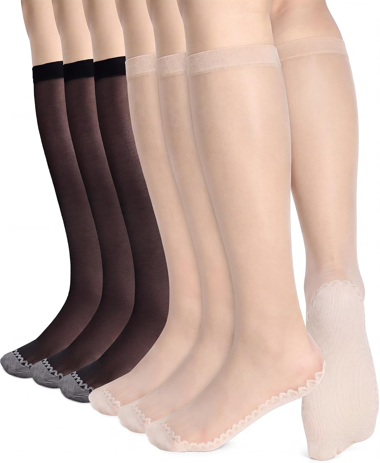 Black and Beige