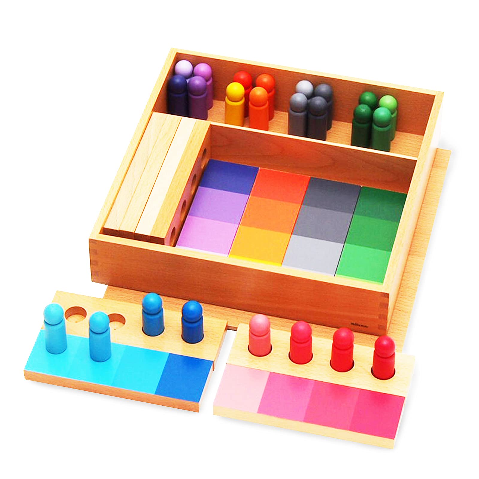 モンテッソーリ　教具 Amazon | 【MONTE Kids】モンテッソーリ教具 - 類似色ソートタスク