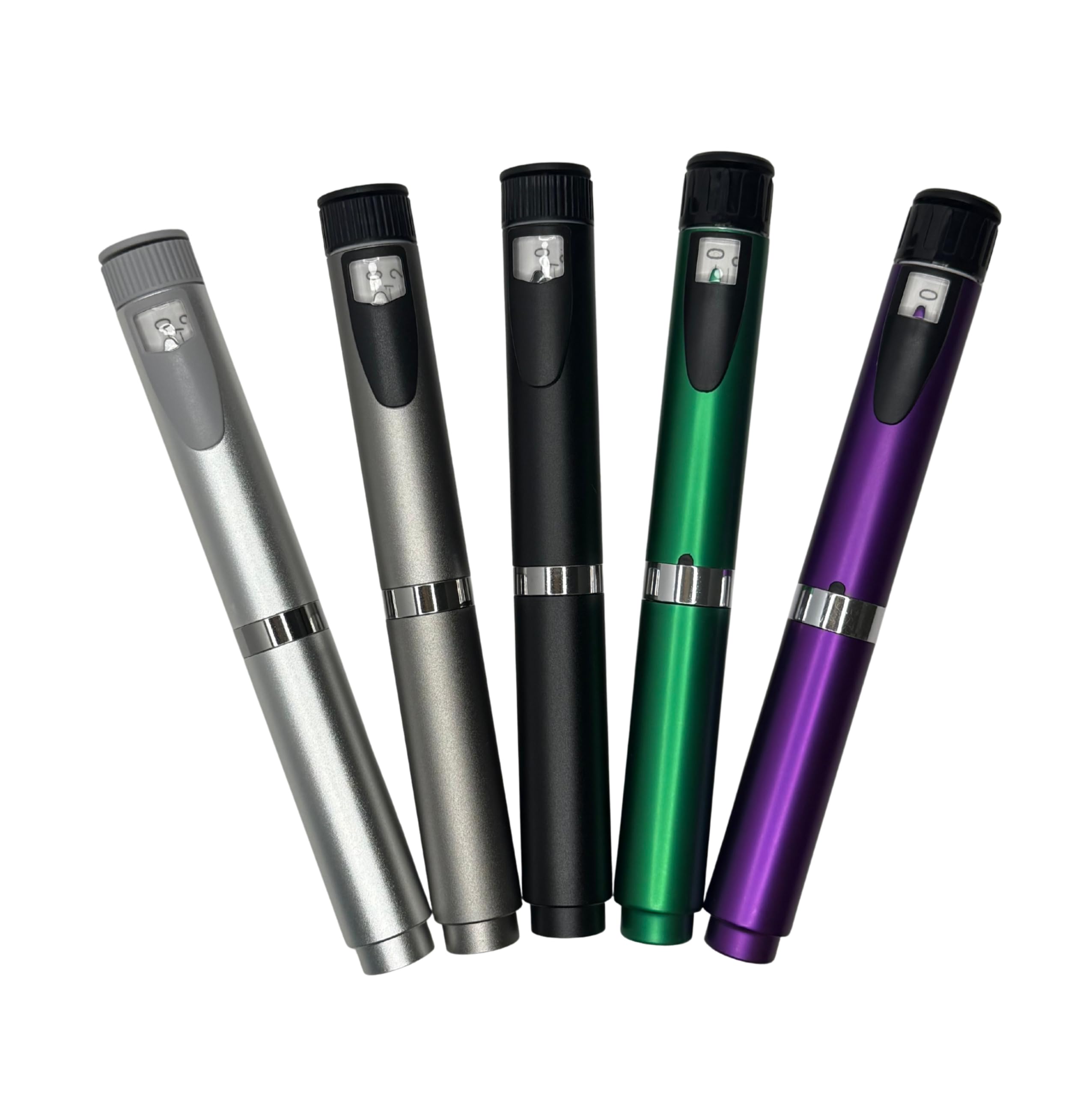 refillable oil vape pen kit GXZ Health Vector V2 Reusable Injection Set – 5 Pens with 5 Bonus Cartridges – 60 Unit Capacity – Assorted Colors (Green, Purple, Black, Titanium & Silver) : Health & Household Select Flavor ::Red Delight Ovns Puff Geek Truth Puff Shop Feen 50K Puffs