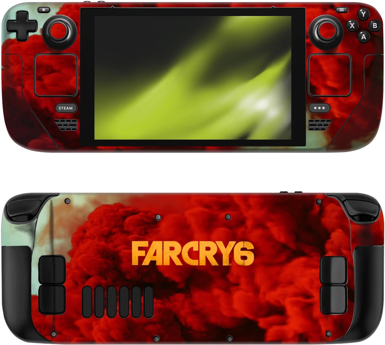 Head Case Designs Officially Licensed Far Cry 6 Graphics Anton Yara Flag Vinyl Sticker Skin Decal Cover Compatible with Steam Deck