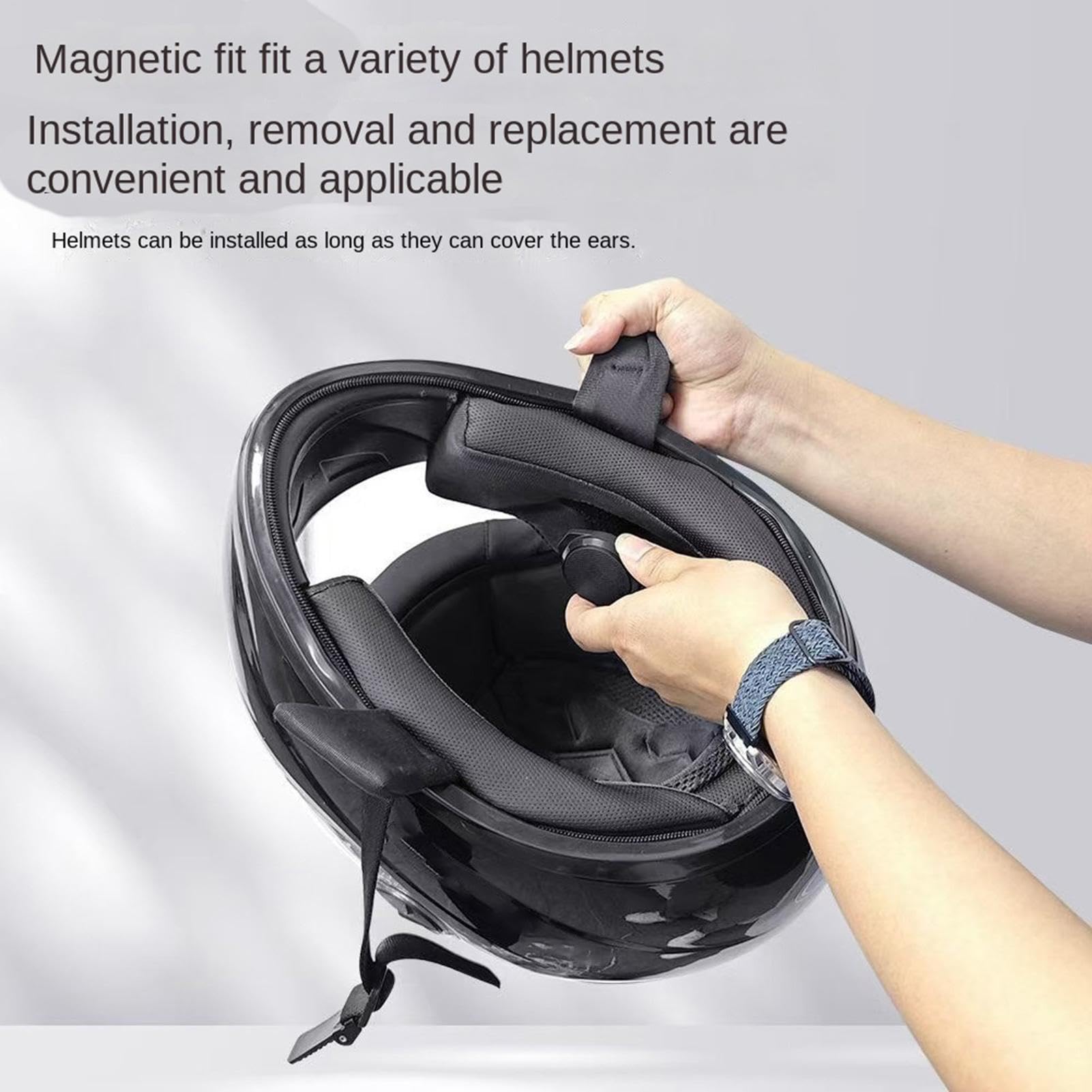Cuffia per casco da moto cuffie senza fili con microfono