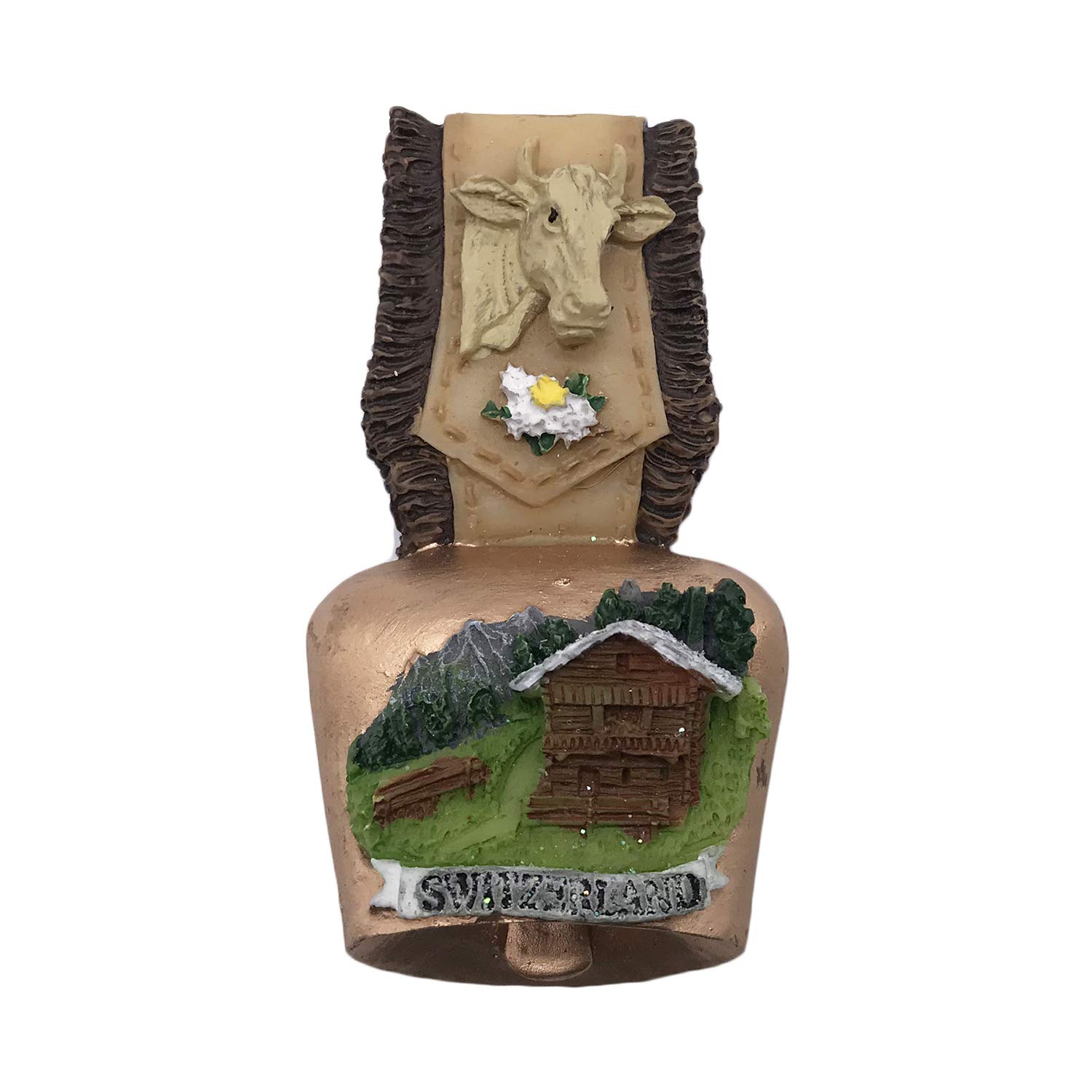 Magnete Frigo Svizzera 3D - Souvenir Fatto A Mano In Resina - Decorazione Casa E Regalo Di Viaggio - 7 Cm