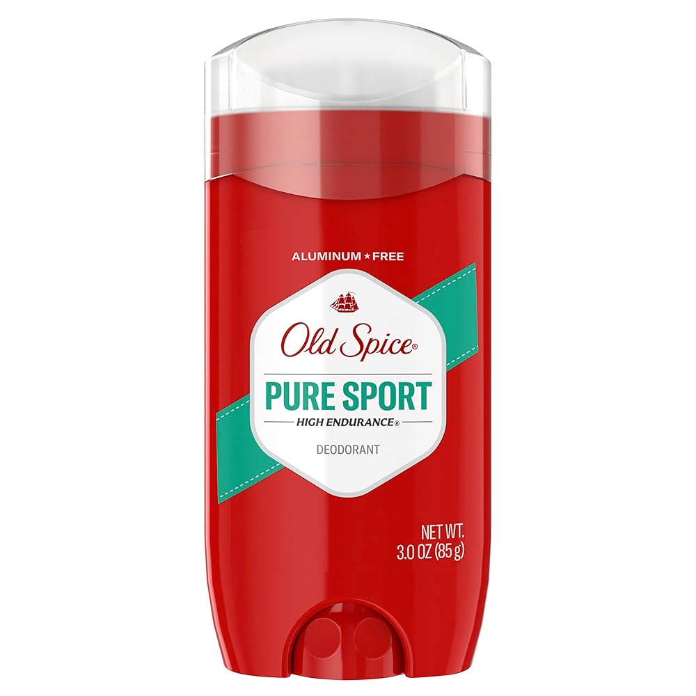 Old Spice High Endurance Deodorant for Men, Aluminum Free, 48 Hour Protection, Pure Sport Scent, 3.0 oz