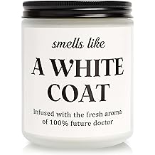 Future Doctor Candle, White Coat Ceremony Gifts, Doctors Day Gifts for Women, Medical Physician Assistant Gift for Medical School Students Graduation Med Student - Lavender Scented Candle (7oz)