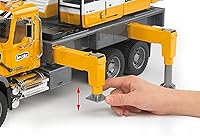 Vista 5 de Bruder 02818 Camión Grúa Mack Granite Liebherr