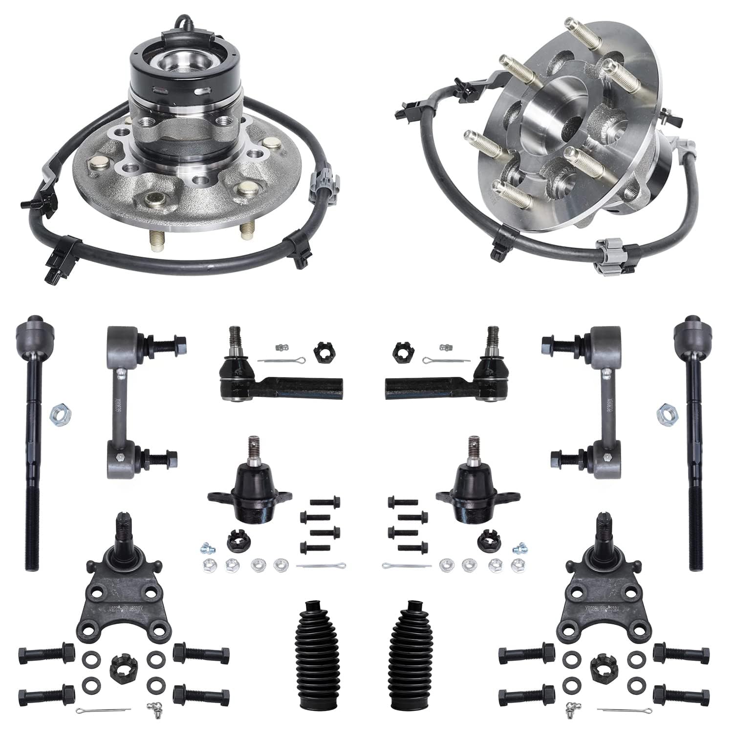 Detroit Axle - 2WD Front Wheel Hubs Kit for Chevy Colorado GMC Canyon