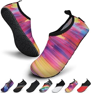 Unisex Badeschuhe Schwimmschuhe Wassersportschuhe, Schnell Trocknend rutschfest Leicht, Gr. 36-47