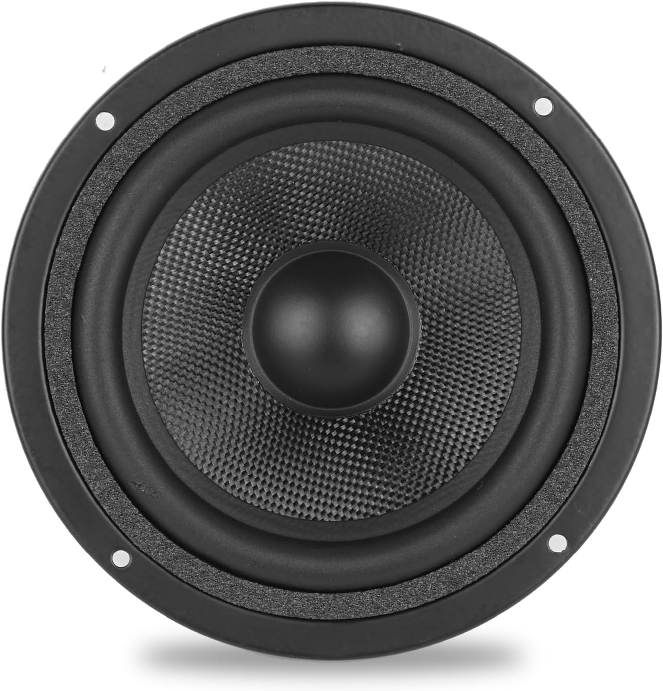 5.25 Inch Midrange Speaker - Kevlar Cone Hi-Fi Driver 8 Ohms 80 Watts Speakers for High-End Audio Music Systems, Cars & DIY Projects (2 Pcs, Black)