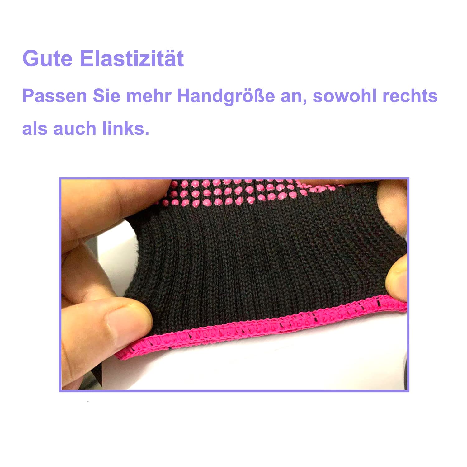 Lessmon Gants professionnels résistants à la chaleur pour coiffer les cheveux pour boucler, lisser et fer à friser