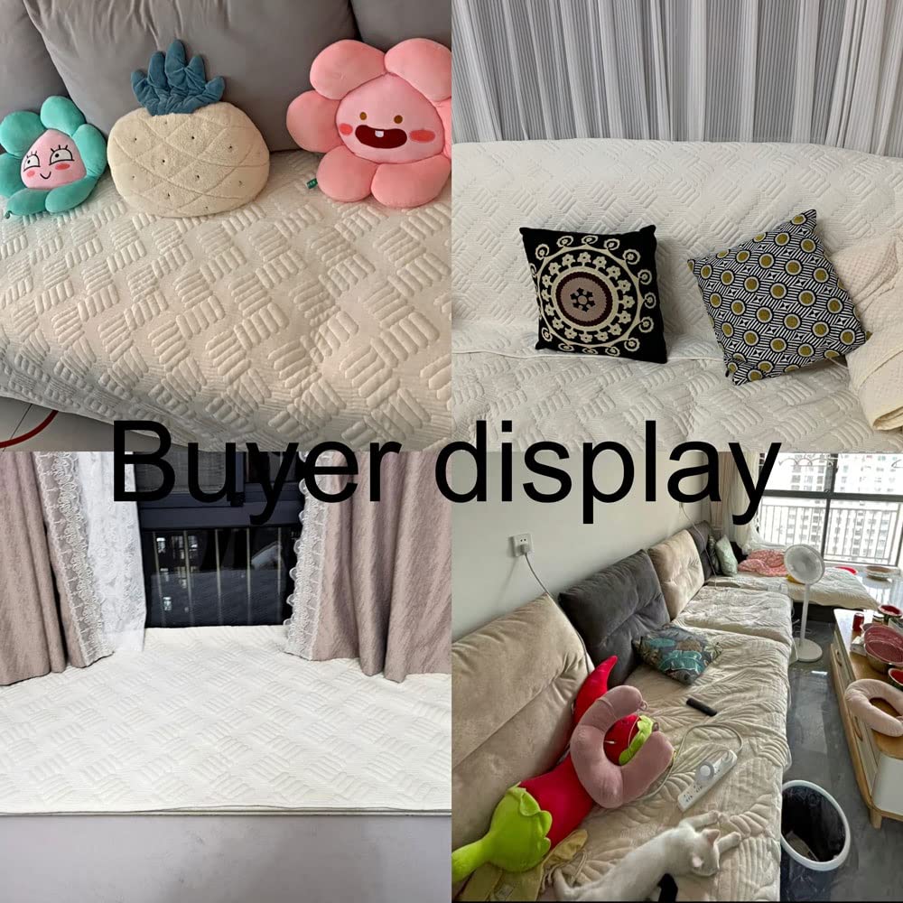Effen kleur fleece bankkussen,namaakbont bank hoes meubelbeschermer,antislip bankhoezen wasbare bankhoes voor 2 kussens bank,sectionele bankhoezen voor honden huisdieren kinderen(groen,28x5