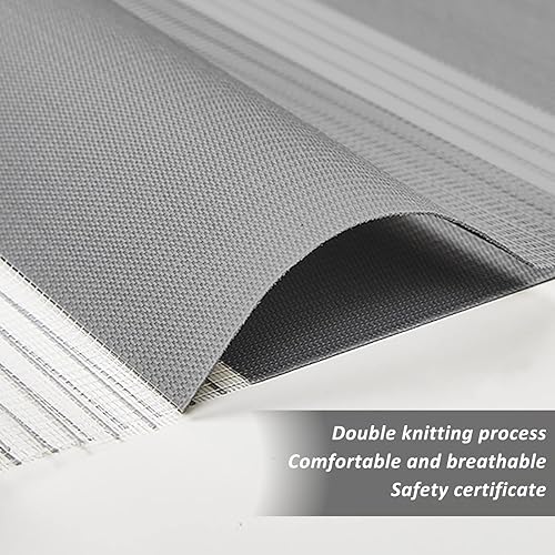 Miniatura 2 de Persianas de cebra para ventanas, 59 pulgadas de ancho x 72 pulgadas de alto, persianas enrollables para ventanas con caja, persianas de ventana