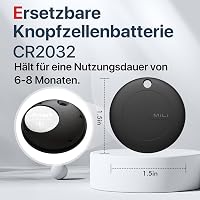 MiLi MiTag Kulcskereső Apple Hol van? Alkalmazáshoz - iOS Bluetooth Okos Nyomkövető Címke Táskákhoz, Bőröndökhöz, IP67 Vízálló, Cserélhető E 5